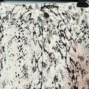 Black and White Women's Jeans